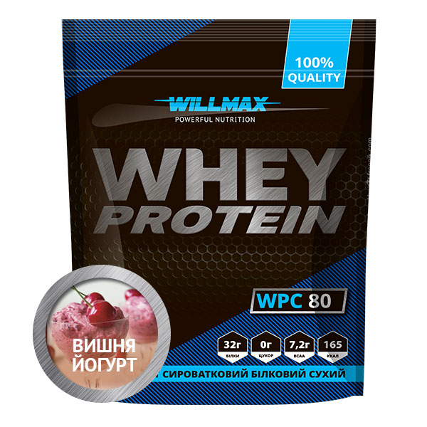 Протеин Willmax 80% Вишня-Йогурт 920г